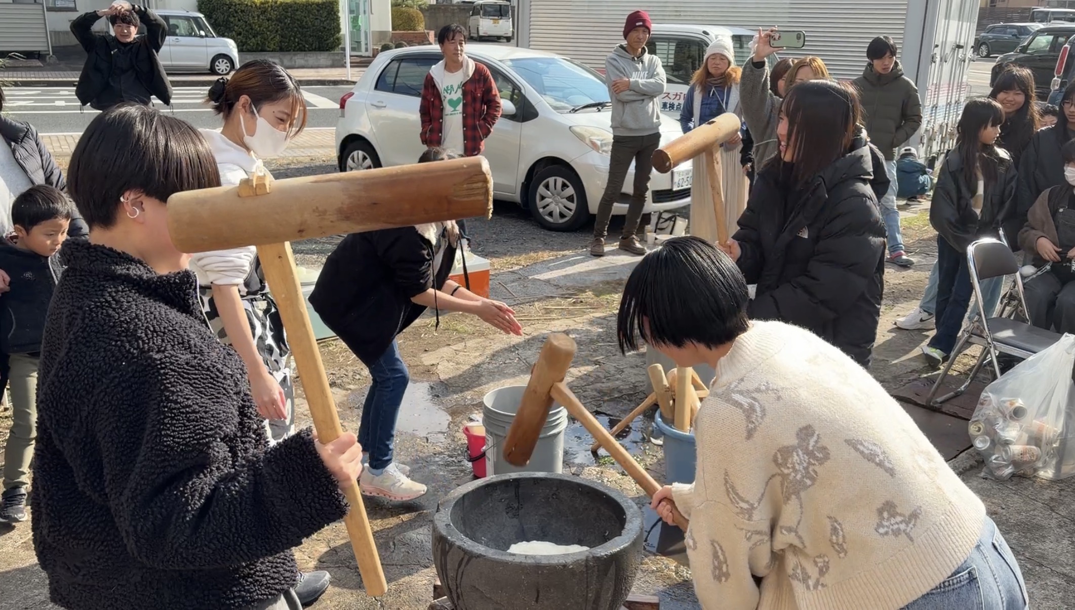 餅つき